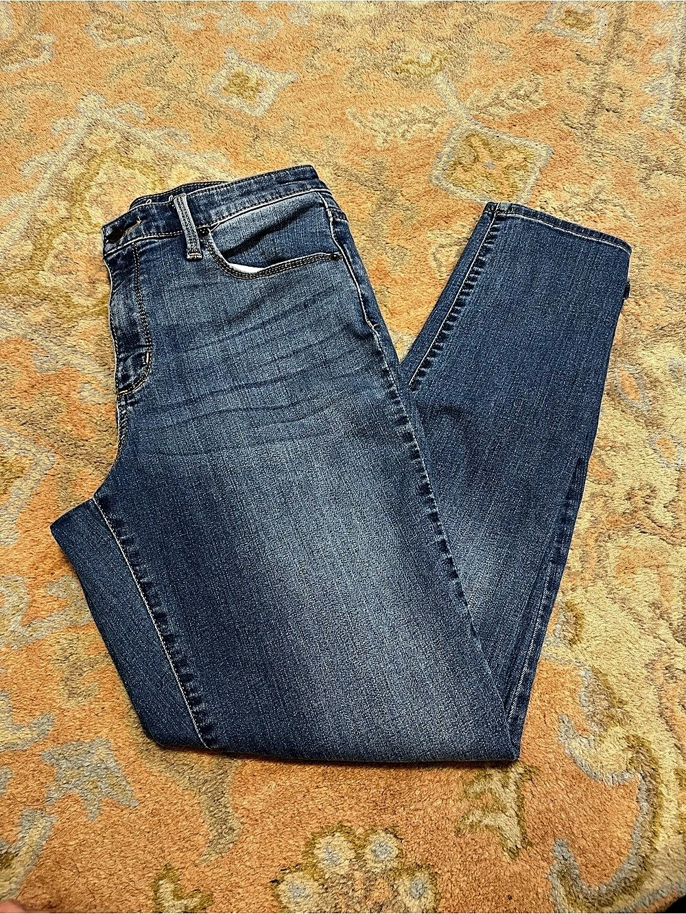 Universal Thread High Rise Skinny Jeans Blue Waist 10